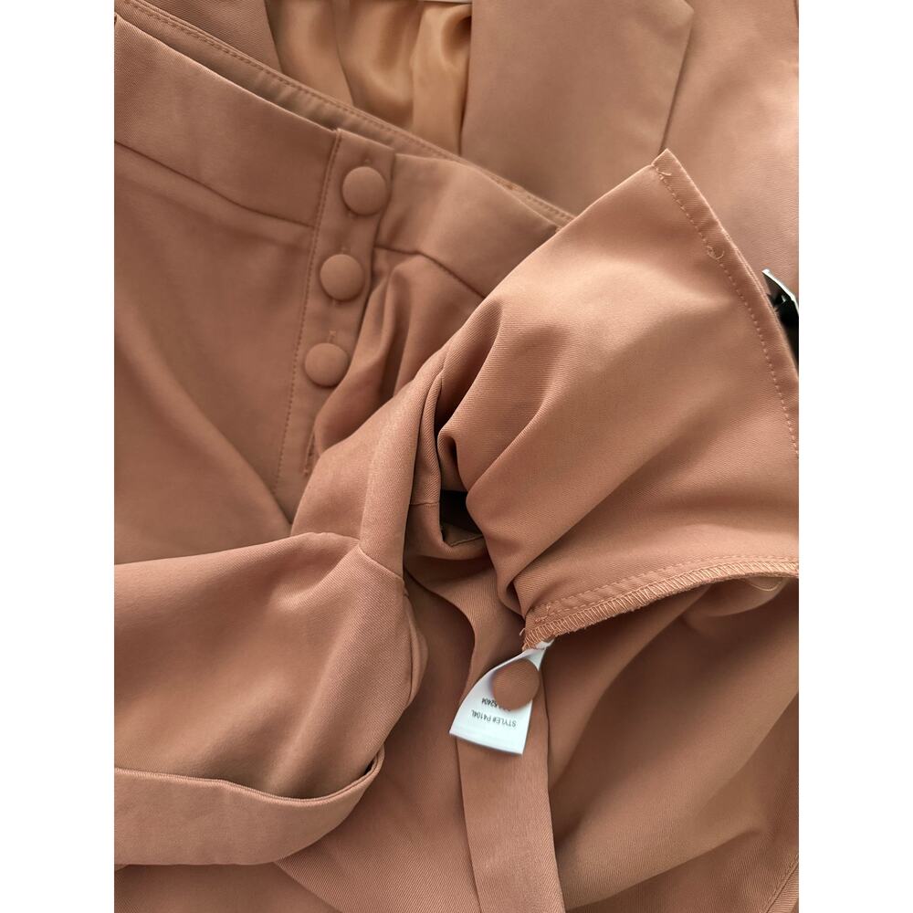 Lulus Professional Babe Tan Blazer and Shorts Set - Large - Picture 8 of 8